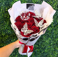12 red rose stunning bouquet