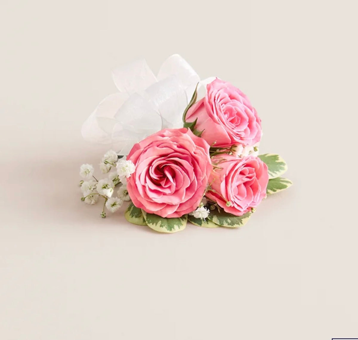 Pink Rose Corsage