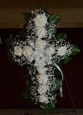 Small white standing cross