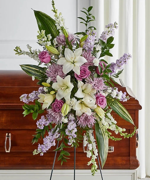 Grateful Hearts Standing Spray