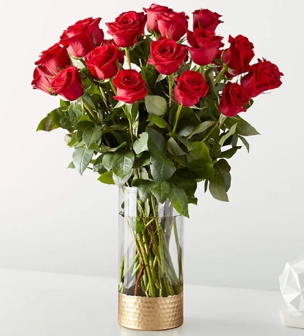 Classic Love 24 Red Rose Bouquet